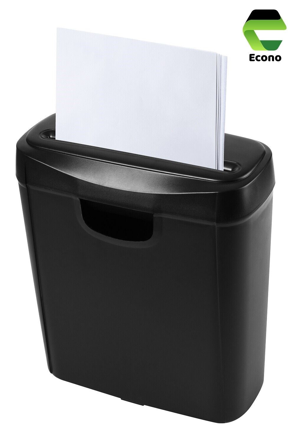 Econo Strip Cut Paper Shredder for Home Office Electric 6 A4 Sheets 10L Litre