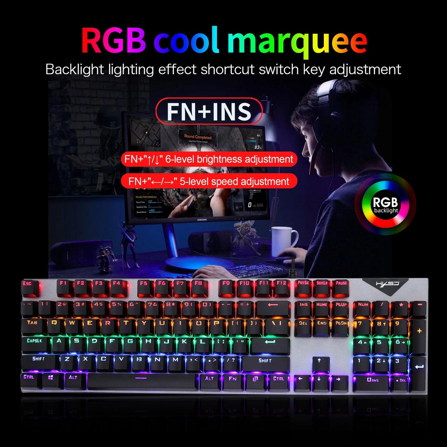 Gaming Keyboard and Mouse Set