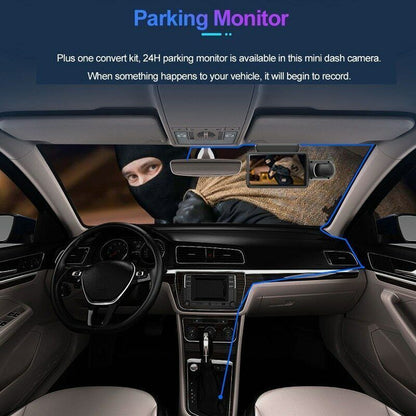 1080P Dual Lens Car Dash Cam Recorder G Sensor DVR Front and Rear Camera Video