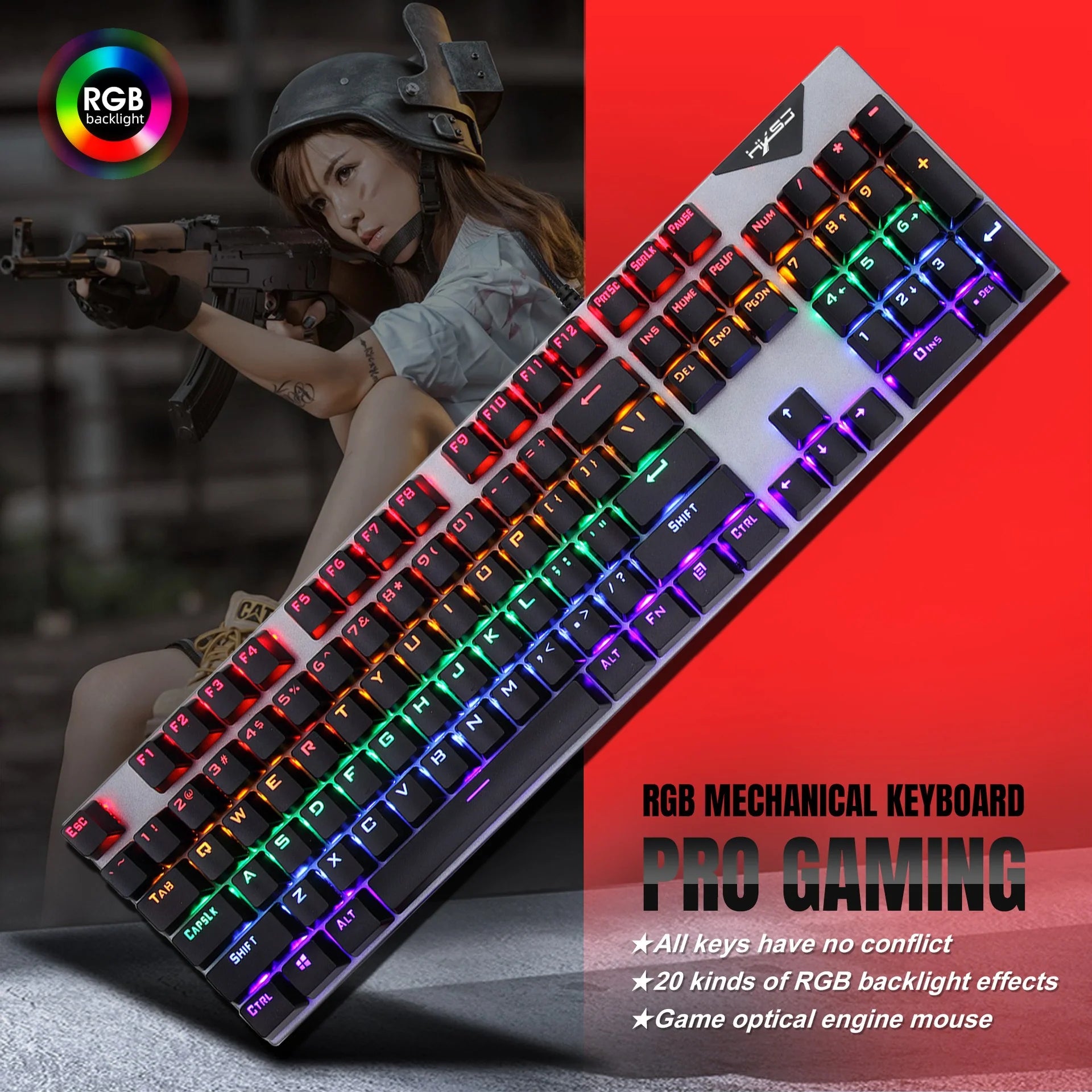 Gaming Keyboard and Mouse Set