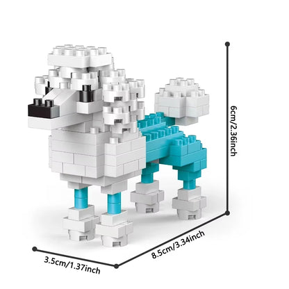 Super Mini Dachshund Dog Building Block Toy Kit Corgi Poodle Entry-Level Learning Interactive Playtime Pet Cat Bricks