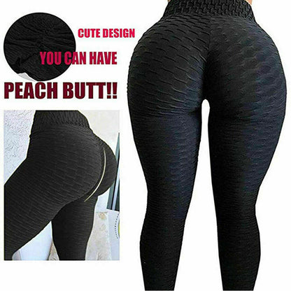 Women Anti-Cellulite Yoga Pants Push up Tik Tok Leggings Bum Butt Lift Sport Gym